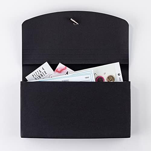 Smead Two-Way Handy Organizer File, 21 Pockets, Alphabetic (A-Z) and Monthly (Jan-Dec), Flap and Elastic Cord Closure, Blue/Black (70506), Letter (Pack of 12) - Image 5