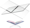 Acrylic Book Stand Holder - Coffee Table Book Stand,Open Cookbook Acrylic Book Display Stand,Magazines Clear Holder,Reading Stand for Open Book Magazines, Textbooks by Crikele