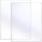 Sherr 2 Pcs Rigid Poster Protectors 24 x 36 Inch, Clear PVC Sleeves by Sherr