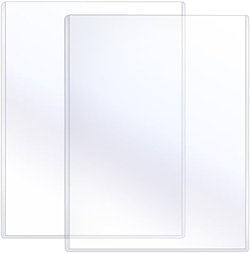 Sherr 2 Pcs Rigid Poster Protectors 24 x 36 Inch, Clear PVC Sleeves by Sherr