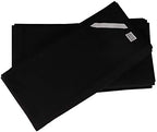 DG Collections 100% Cotton Flour Sack Towels – 12 Pack, 27x27 Inches, Black, Lint-Free, Pre-Washed, Hemmed Edges – Reusable Kitchen Towels for Cleaning, Embroidery, Printing & Crafts - Black - Image 3