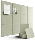 Fluxynara Felt Bulletin Board & Cork Board Alternative, Sage Green by FLUXYNARA
