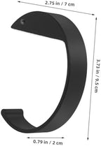 ABOOFAN 3sets Purse Hanger Hook for Desk Aluminium Desk Backpack Holder Convenient Table Hook for Organizing Backpacks Headphones Folders for Home Office Classroom Use 2pcs*3 - Image 4