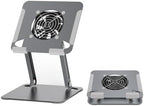 Cooling Stand for Surface Pro,Tablet Cooler Stand Holder with Quiet Fan Heavy Duty for iPad Pro Air Series,Microsoft Surface Series,Samsung Galaxy Tabs,Portable Monitor...Up to 15'' Tablets-Grey by Unknown