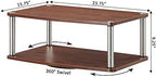 Convenience Concepts Designs2Go 26 inch Double Tier Swivel Riser, Cherry - Image 3