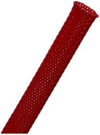 Kable Kontrol PET Expandable Braided Sleeving 1/2” Inch 25’ Ft - Red by KABLEKONTROL%C2%AE