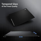ASUS ROG Moonstone Ace L Glass Gaming Mouse Pad, 19.7” x 15.7” - Black - Image 3
