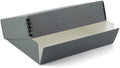 Lineco Museum Archival Storage Box, Drop Front, 17.75x22.75x3 in, Gray by Lineco