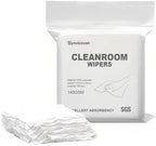 Cleanroom Cloth Wipes 9"x9",140GSM,Bag of 150 Pcs by Synvicovan