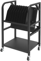 10 Device Laptop Storage Rack 2-Tier,Floor Standing Open Charging Station - Image 4