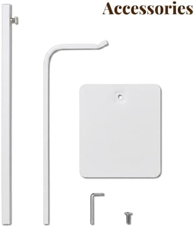 niffgaff 4 Pack Adjustable Purse Holder: Handbag Display Stand, Hanger Rack for Bags, Purses and Wreaths, Tabletop Closet Desk Retail Vendor Display Stand, White - Image 6