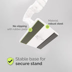 VALU Under Desk Cable Organizer, 49in - White, with Magnet - Image 5