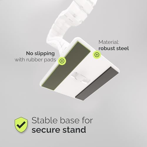 VALU Under Desk Cable Organizer, 49in - White, with Magnet - Image 5