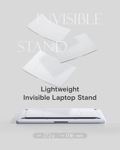 MOFT Invisible Laptop Stand, Stick-Free Tablet&Laptop Riser for Mobile Work - Image 2