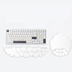 Cloud Wrist Rest for Keyboard and Mouse Set - Cooling Erogonomic Mouse Pad by Sumgsn