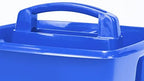 Storex Classroom Craft Caddy, 3 Compartment Plastic Organizer with Carry Handle, Assorted Colors, 9.25 x 5.25 x 9.25 Inch, Case of Six 5-Packs (00941U06C) - Image 4