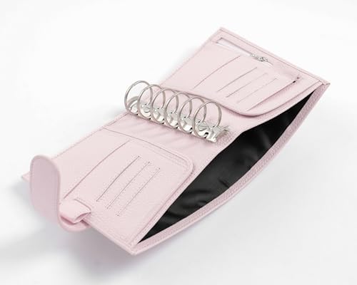 Moterm Pocket Luxe Rings Planner - Genuine Leather Binder Organizer (30mm Ring, Pebbled-Quartz) - Image 5