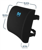 Everlasting Comfort Lumbar Support Pillow for Office Chair - Improves Posture, Promotes Back Pain Relief - Superior Back Support for Gaming and Desk Chairs - Lumbar Pillow for Car, Couch - Image 7