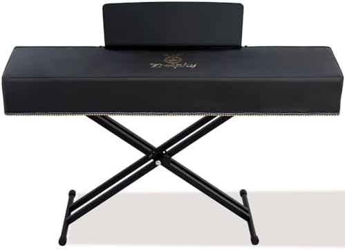 Piano Keyboard Dust Cover with Music Stand Opening of Zipper Design, Dust Proof Cover Compatible for Yamaha DGX670 88-Key Digital Piano Keyboard KBP Series Keyboards - Image 7