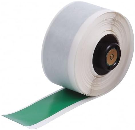 Brady PTL-42-439-GR TLS 2200 and TLS PC Link 1" Width x 50' Height, B-439 Permanent Vinyl, Matte Finish Green Label by BradyCorp
