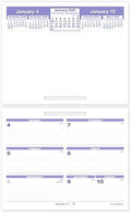 AT-A-GLANCE® FLIP-A-WEEK® 2027 Weekly Desk Calendar Refill, Small, 5.5" x 7" Page (Pack of 12) by AT-A-GLANCE