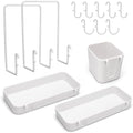 13-Pack Coffee Station Organizer Accessories for IKEA Skadis Pegboard by Ronyes