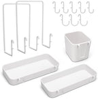13-Pack Coffee Station Organizer Accessories for IKEA Skadis Pegboard by Ronyes