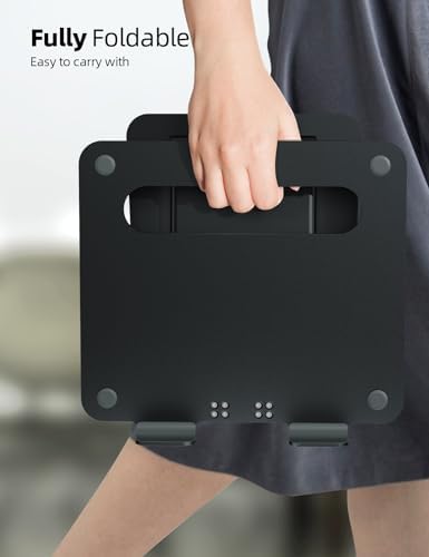 Nulaxy Pull-Out Height Adjustable Laptop Stand for Desk, 22 LB Support - Image 6