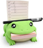 Frog Sticky Note Holder, 3D Printed Desk Organizer by Unknown