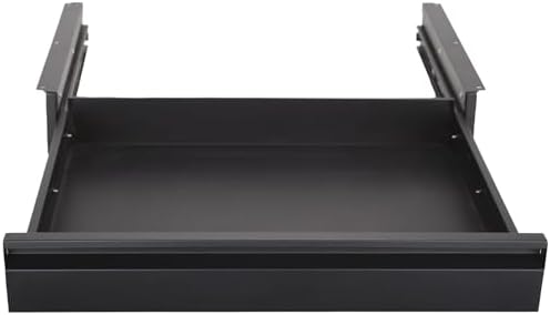 POPMOON 22.5 in Under Desk Drawer, Steel Large Pull Out Storage Organizer by POPMOON