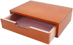 Desktop Drawers 4-Piece Wood Stackable Desk Cabinet Tabletop Storage Organization Box for Bedrooms, Offices, Dormitories, Kitchens Drawer Cabinet for Closet Organization (Wood) - Image 5