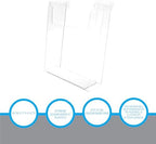 SSWBasics Clear Acrylic Literature Holder for Wire Grid | Fits 8.5 x 11 Inch Documents | Durable & Versatile - Image 5