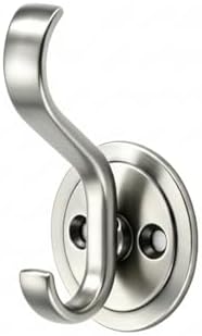 khtumeware 10 Pack 3inch Zinc Alloy Brushed Satin Nickel Towel Hooks by khtumeware
