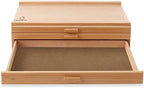 7 Elements 3 Drawer Wooden Artist Storage Supply Box for Pastels, Pencils, Pens, Markers, Brushes and Tools - Image 5