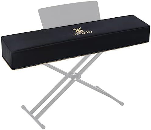 Piano 88 Keys Keyboard Dust Cover with Music Stand Opening of Zipper Design, Dust Proof Cover Compatible for Yamaha P35 P45 P48 P71 P85 P95 P105 P115 P125 Digital Pianos Keyboards by Zreephy
