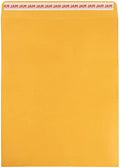 JAM PAPER 11 1/2 x 14 1/2 Open End Catalog Commercial Envelopes with Peel and Seal Closure - Brown Kraft Manila - Bulk 250/Box by JAMPaper