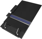 Luxshiny Adjustable Black Document Holder and Copy Stand Desktop Reading Holder for Office Use with Folding Design by Luxshiny
