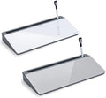 Desktop Glass Whiteboard Gray and Gray Board,Varhomax Desk Organizer and Desktop Memo Pad Solution for Home Office Accessories and School Supplies by Varhomax