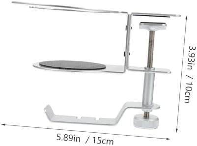 Vaguelly Headphone Hanger Hook Adjustable Under Desk Holder for Headsets and Drink Cups Easy Installation Design for Office - Image 2