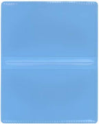 StoreSMART - Powder Blue Folding Business Card Holders - 500 Pack - Polypropylene Plastic (RPP2915PB-500) - Image 2