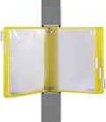 tarifold Wall Mount Reference System, 10 Pockets, Expandable, Yellow by TARIFOLD