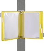 tarifold Wall Mount Reference System, 10 Pockets, Expandable, Yellow by TARIFOLD