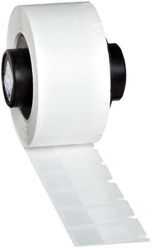 Brady PTL-11-427 TLS 2200 and TLS PC Link 0.5" Width x 0.75" Height, B-427 Self-Laminating Vinyl, Matte Finish White/Translucent Label (500 per Roll) by BradyCorp