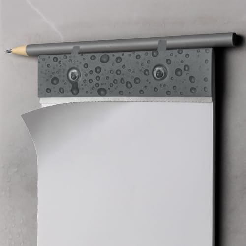 4 Pack Waterproof Shower Notepad, Stone Paper Pad with Pencil & Holder - Image 5