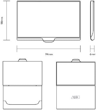 ACME Studios Standard Card Case Blueprint (CCB01BC) - Image 3