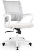 NEO CHAIR Office Computer Chair Ergonomic Mid-Back Mesh Desk Chair, Ivory by NEOCHAIR