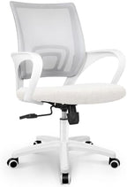 NEO CHAIR Office Computer Chair Ergonomic Mid-Back Mesh Desk Chair, Ivory by NEOCHAIR