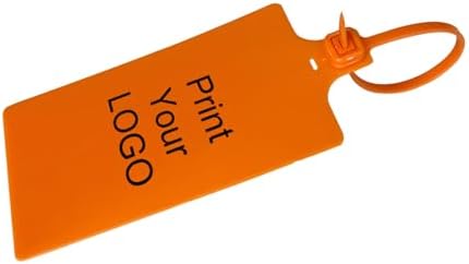 Muka 10" Custom Printed Wire & Cable Ties, Large Label Seals" by Muka