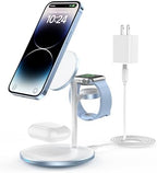 XooFly 3 in 1 Magnetic Wireless Charging Station for Apple Devices,15W by XooFly