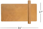 Premium Leather Desk Mat, Full Grain Leather Desk Pad Protector & Desk Blotter, Waterproof Non-Slip Writing Surface for Keyboard, Mouse & Laptop, Desk Pad for Home & Office (Tan, Medium) - Image 4